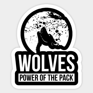 Wolves Power of The Pack Sticker